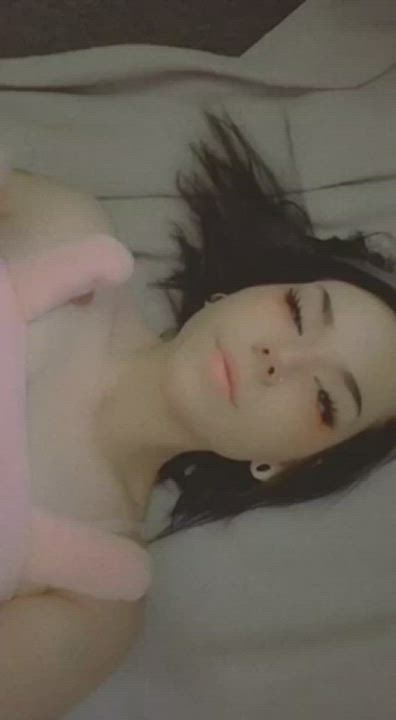 Alt Cute Goth Petite Pornstar Tease Teen Thick TikTok gif