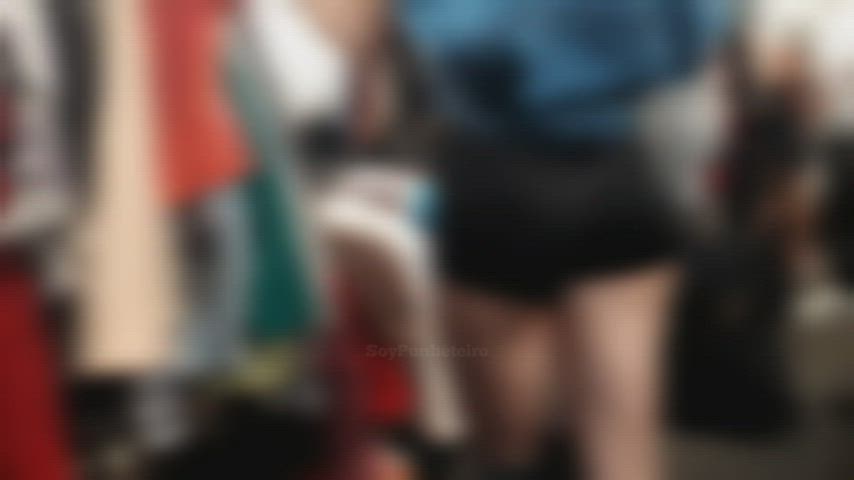 ass candid fetish hidden cam shorts teen tight voyeur white girl gif