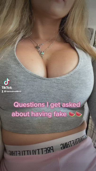 Amateur British Cute Fake Boobs Petite Tease TikTok gif