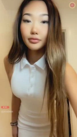 This Asian girl loves being a slut
