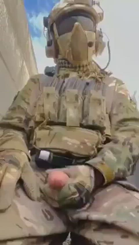 cock cock milking male male masturbation military thick cock cock-milking gif