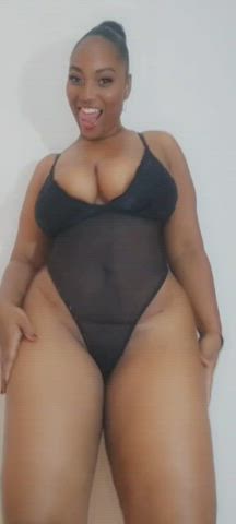 BBW Big Ass Big Tits Camgirl Curvy Ebony Latina Lingerie MILF gif