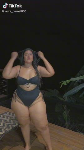 ass bbw big ass chubby non-nude thick thighs tiktok gif