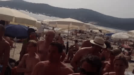 Beach Spanish Topless gif