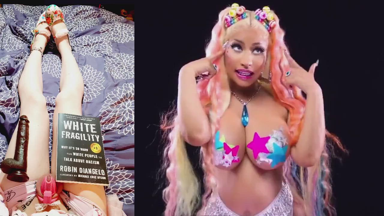 Beautiful Queen Nicki humbles us woke whiteboi's with censored titties.