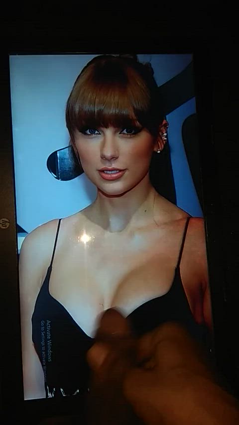 cum cum on tits cumshot taylor swift tribute gif