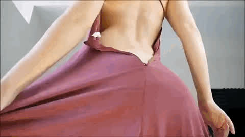 ass ass clapping booty bubble butt dress shaking gif