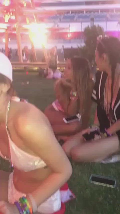 Fucking at a festival