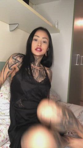 asian ass boobs robe tattoo gif