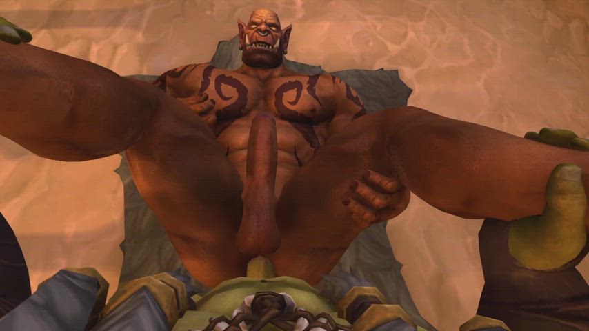 anal animation fantasy gay monster cock muscles orc rule34 sfm warcraft 3d-porn love-not-warcraft