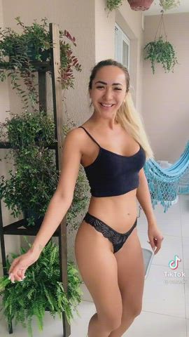 asian ass latina lingerie tiktok twerking gif