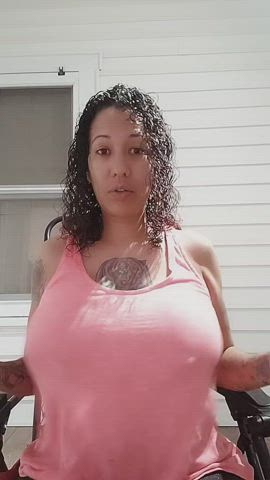 big tits latina tiktok gif