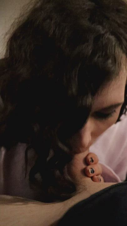 Amateur Blowjob Trans gif