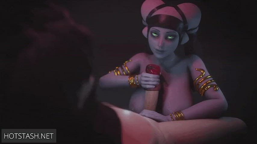 Star Wars Twi'lek Helping Out Her Master 3D Hentai