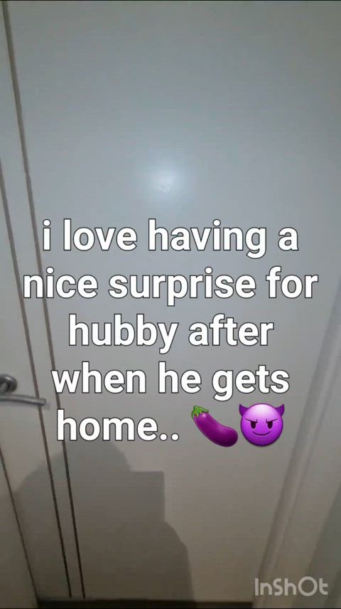 I love surprising hubby