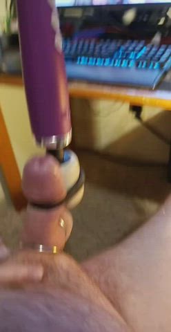 Cumshot Hands Free Male Masturbation Vibrator gif