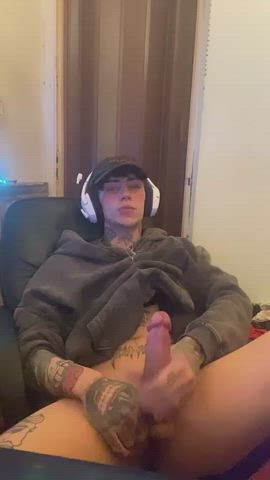 big dick cuckold deepthroat tattoo tattedphysique gif