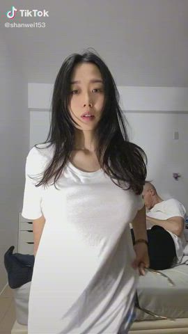 big tits boobs tiktok tits gif