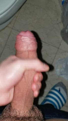 Big Dick Jerk Off Cumshot gif