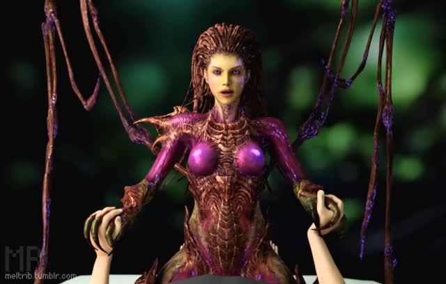 Kerrigan riding and squirting