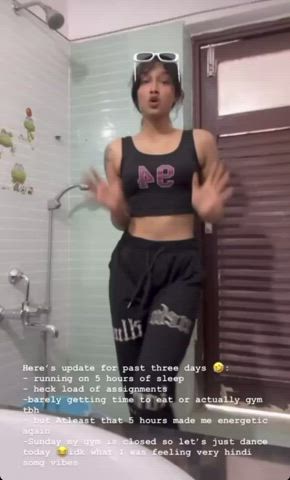 dancing desi indian teen gif