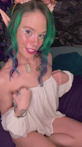 boobs cosplay costume elf kawaii girl monster girl nipple piercing piercing kawaiiandkinky