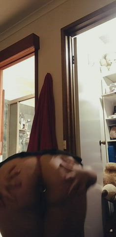 booty butt plug lingerie gif