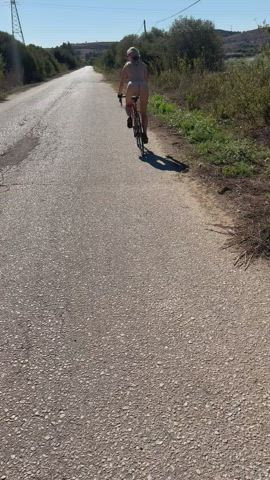 Nude bike ride.. it was a bit hot!