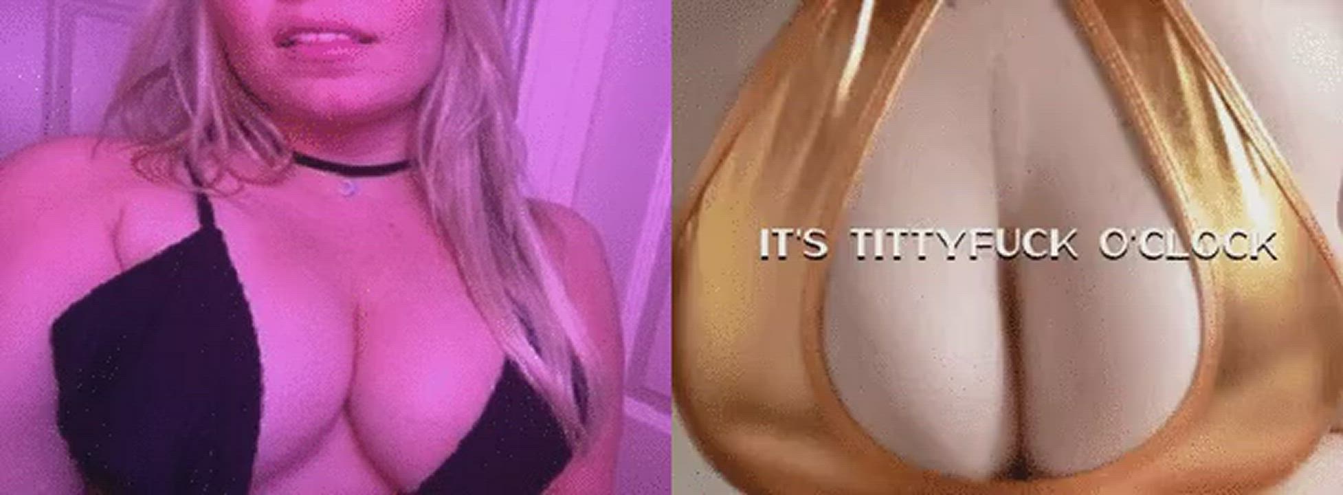 Big Tits Celebrity Curvy Titty Fuck gif