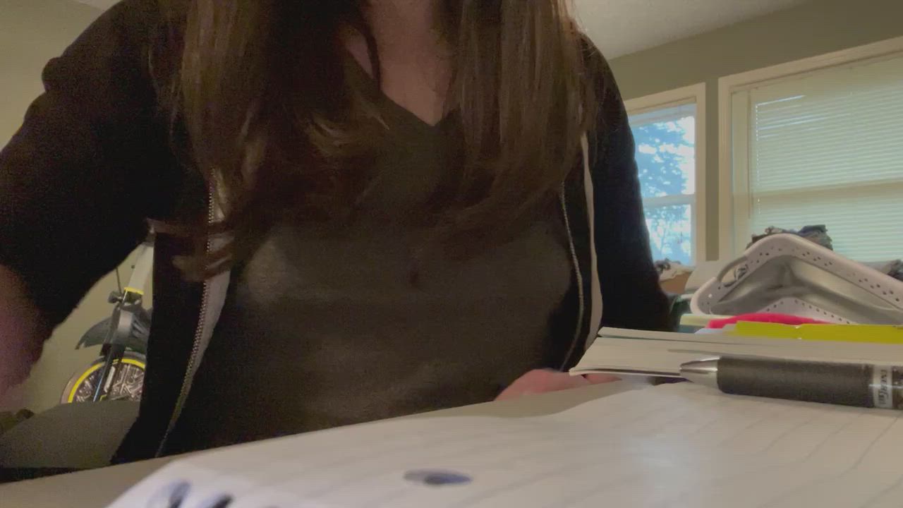 [OC] study break titty drop