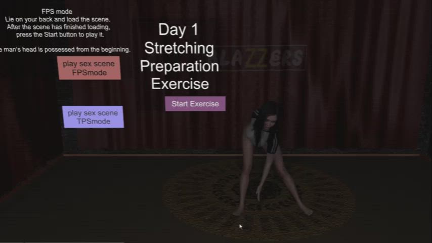 3D Fitness Japanese gif