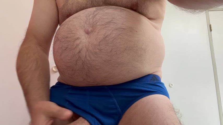 bwc bear big dick body chubby fetish food fetish gay belly edging massive-cock gif