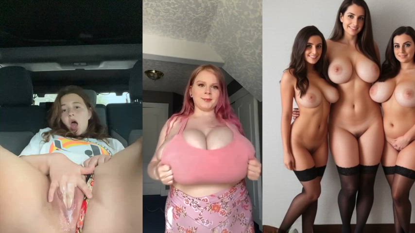 18 years old big tits boobs compilation gooning petite split screen porn tiktok r/gooned