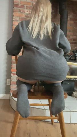 ass blonde butt plug butt-plug gif