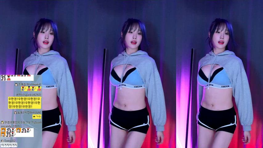 asian big tits dancing korean gif