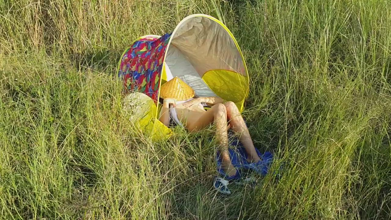 Bottomless Solo Bushwhack in a Pointed Asian Straw Hat