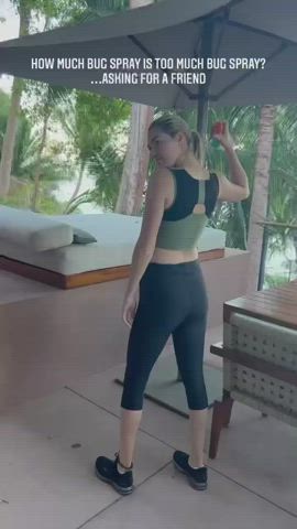 Ass Big Tits Cleavage Kate Upton Spandex gif