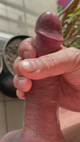 Cock Cum Exhibitionism Male Masturbation Masturbating Public Solo gif