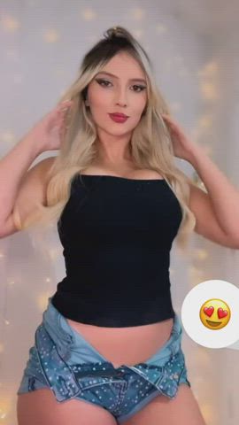 blonde boobs brazilian gif