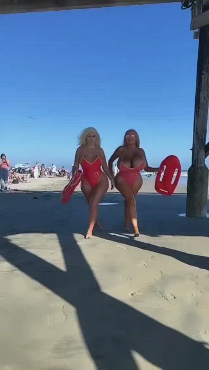 Big Tits Fake Tits Slow Motion gif