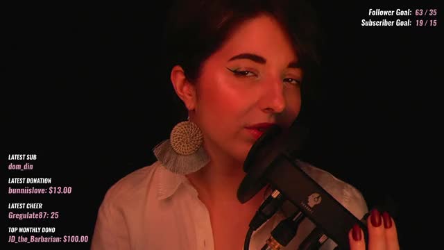 ✨LIVE ASMR Ear Mic Tingles   !newvid✨-884866806