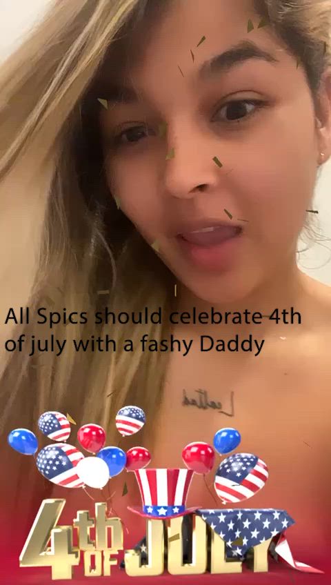 Fourth of July for submissive latinas