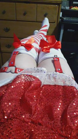 cock femboy girl dick knee high socks sissy sissy slut skirt twink gif