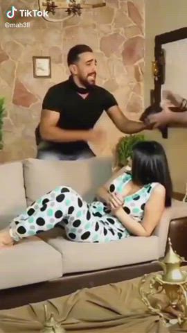 amateur arab big ass homemade jiggling tiktok gif