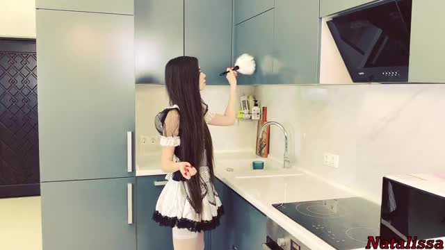 [TEASER] Helpless Maid Got Stuck Fast And Desperately Called For Help