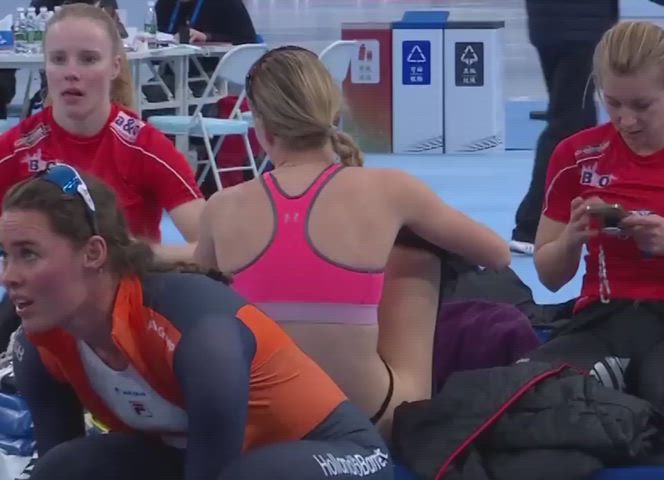 ass athlete celebrity thong gif