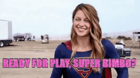 bimbo caption melissa benoist gif