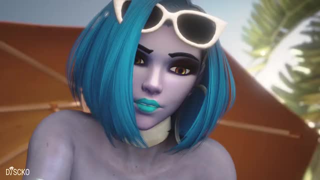 399144 - 3D Animated Blender DisckoA Overwatch Sound Widowmaker