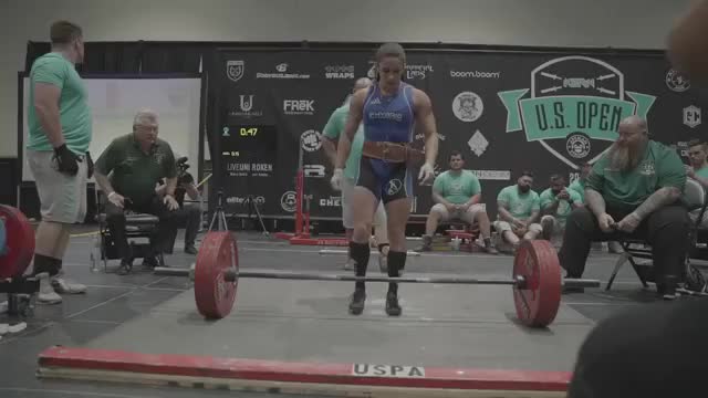 Stefanie Cohen - 235kg/518lbs at 119.4lbs bw - for a new all time world record deadlift