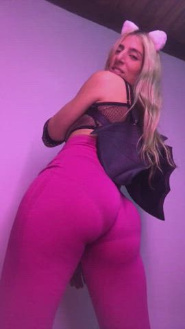 Blonde Booty Domme Latina Mistress gif